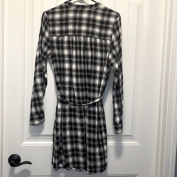 Falls Creek black and white plaid dress. - Picture 2 of 2